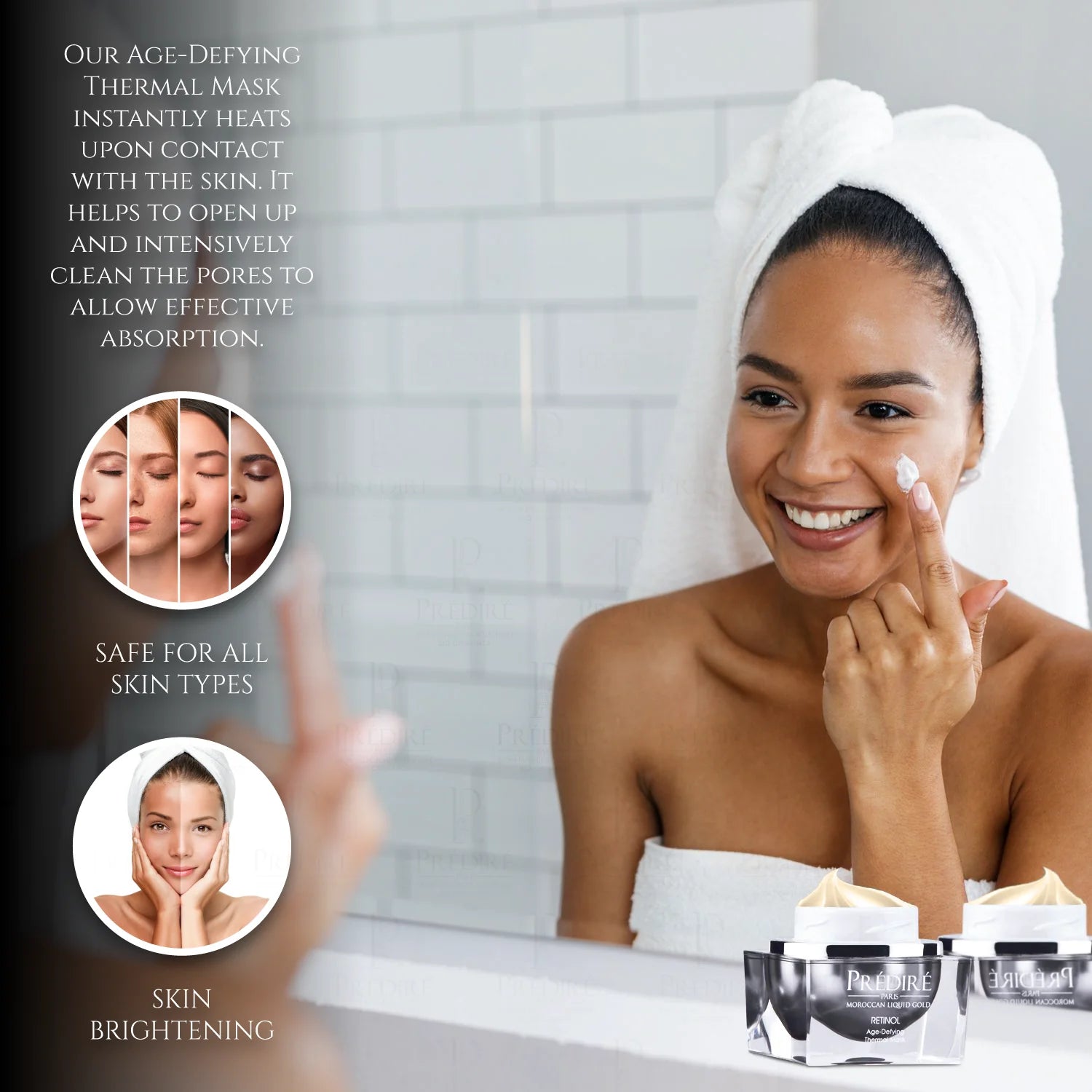 Age-Defying Cell Renewal Thermal Mask Powered by Retinol (Treats Clogged Pores), 50ml