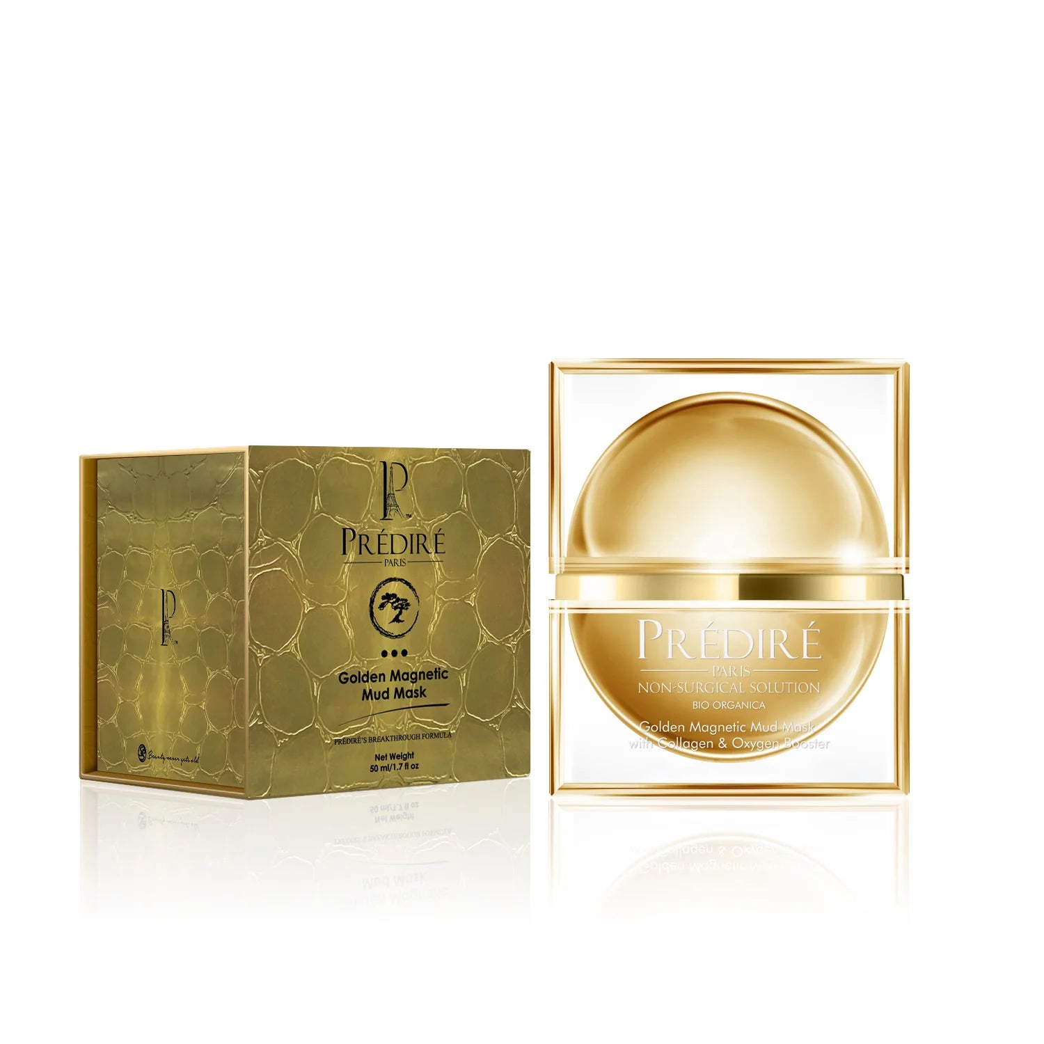 Golden Magnetic Mud Mask Rich Collagen & Oxygen Booster, 50ml