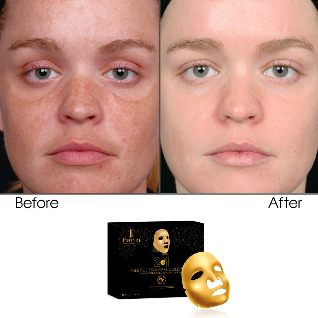 Anti-Aging Oxygen, Vitamin E Booster, & Cell Renewal Collagen Masks 16 PCS