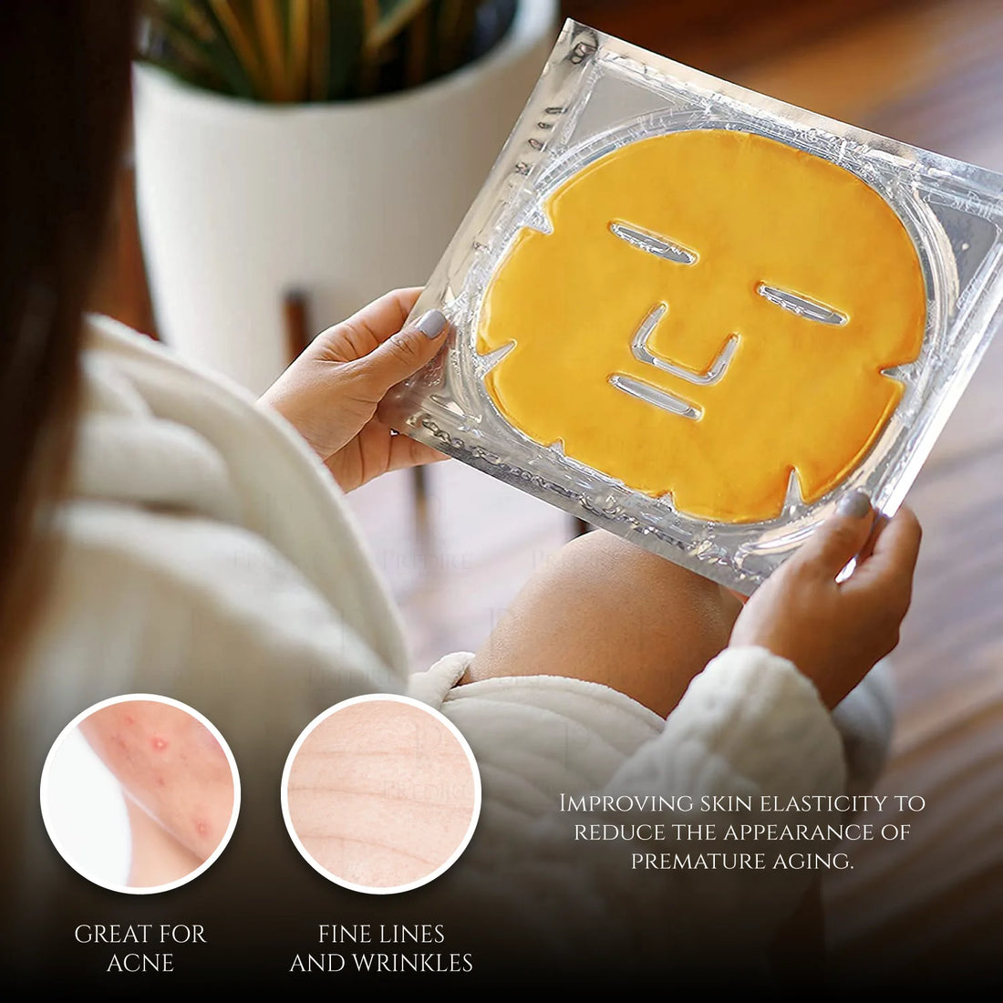 Golden Collagen Cell Renewal Facial Mask - Single Mask