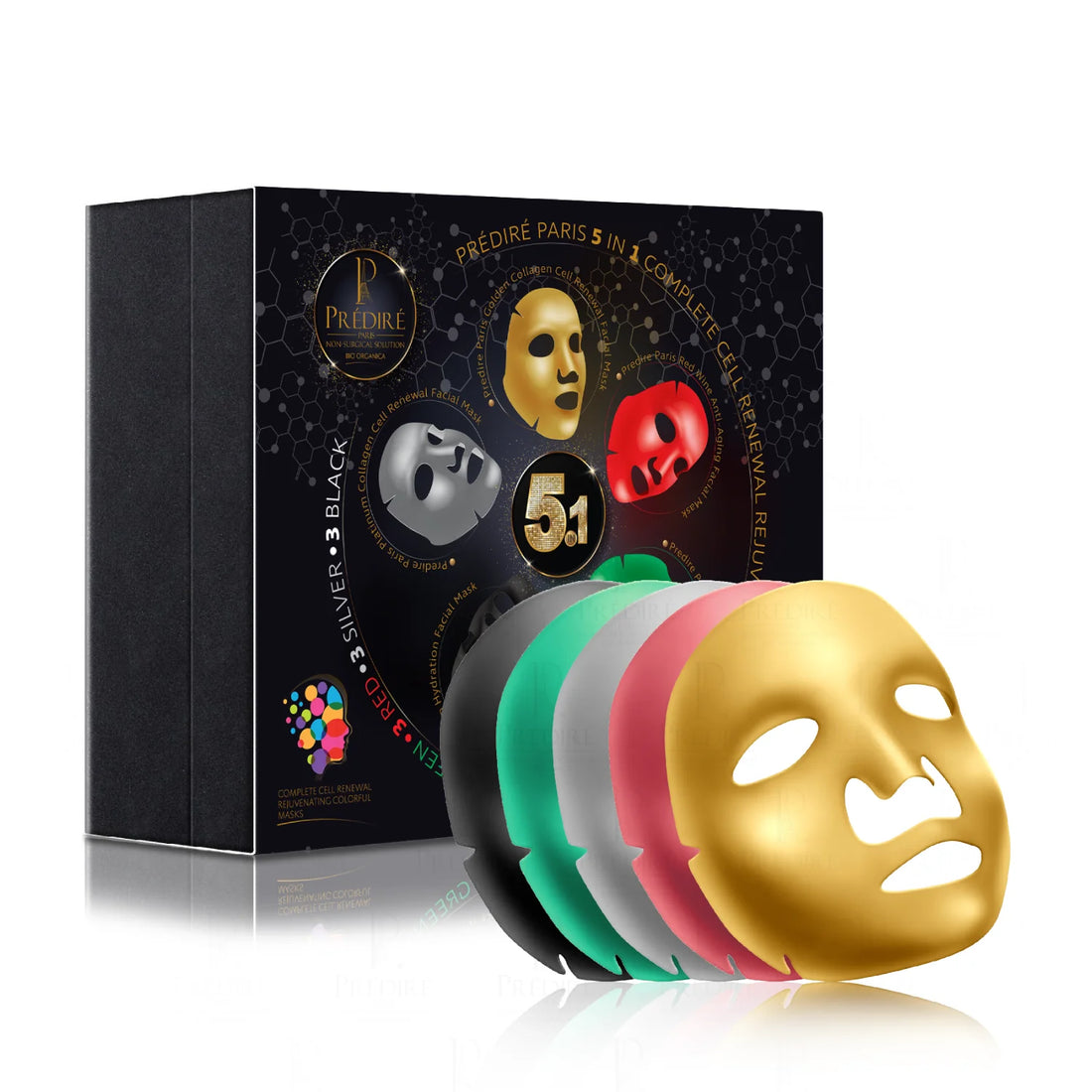5 in 1 Complete Renewal Rejuvenating Colorful Masks