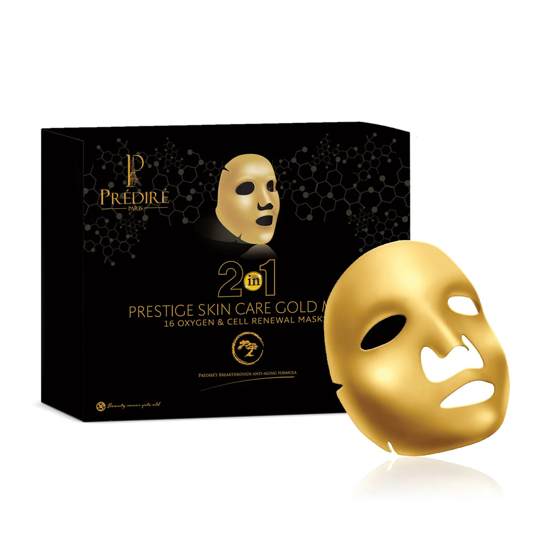 Anti-Aging Oxygen, Vitamin E Booster, & Cell Renewal Collagen Masks 16 PCS